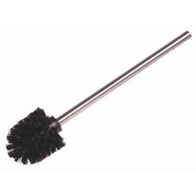 Brosse WC noire pour Wall Fix sans nettoie-rebord 75 mm