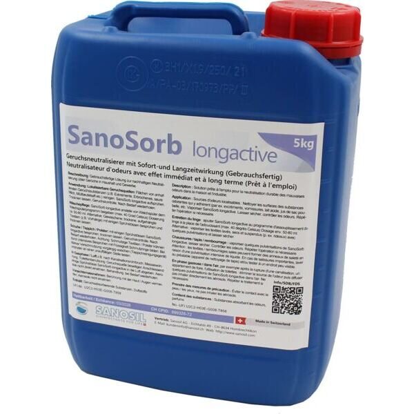 SanoSorb longactive 5 kg Neutralisateur d'odeur